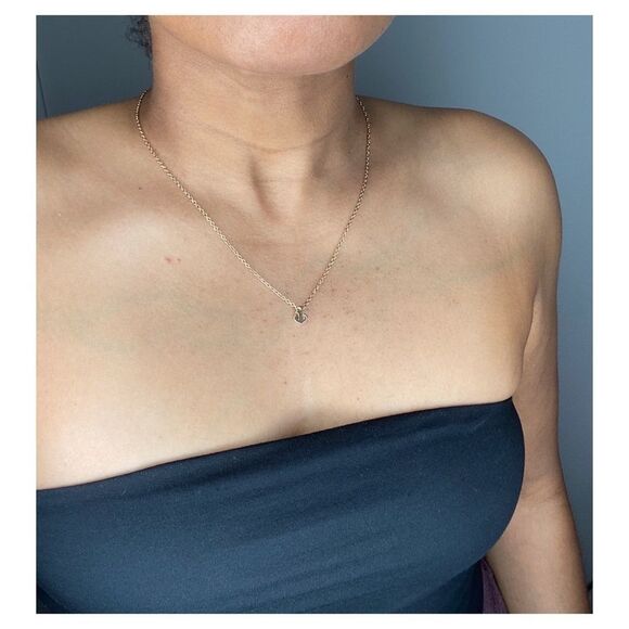 Jewelry - Ultra Tiny Gold Tone Anchor Necklace